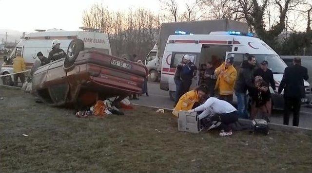 Çaycuma’da Trafik Kazası: 1 Ölü, 2 Yaralı