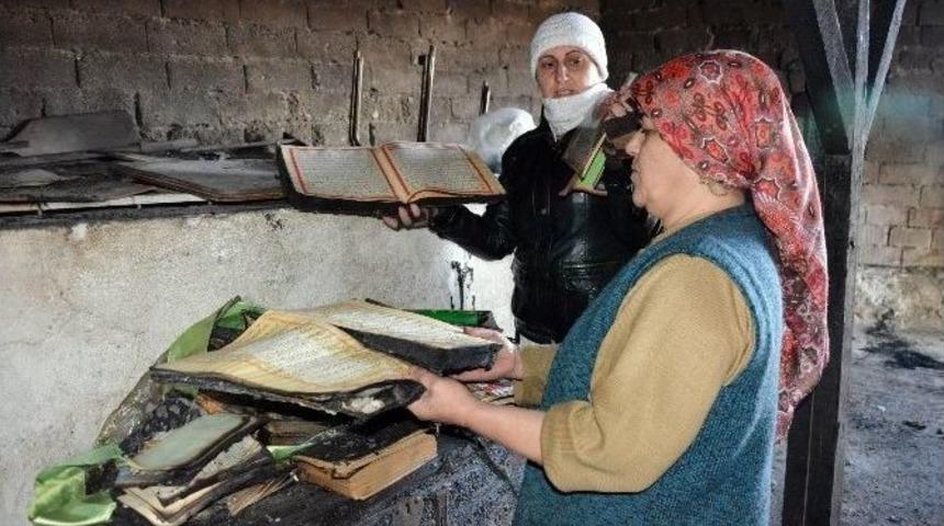 K&uuml;le D&ouml;nen Evden Sadece Kuran-ı Kerim Sağlam &Ccedil;ıktı