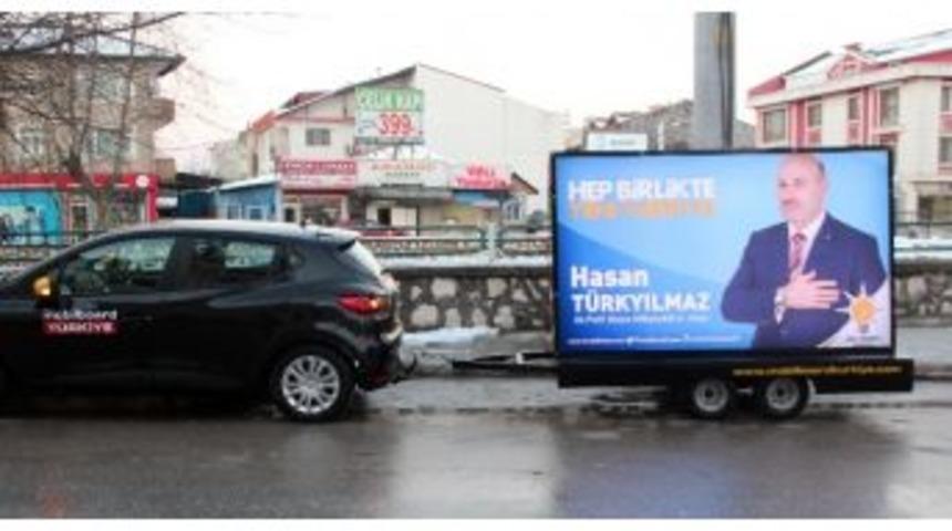 Milletvekili Adayı T&uuml;rkyılmaz&rsquo;dan Mobil Tanıtım