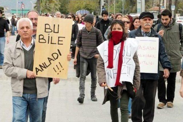 Yürüyüş Ve Insan Zinciriyle 'iç Güvenlik Yasa Tasarısı'nı Protesto Ettiler