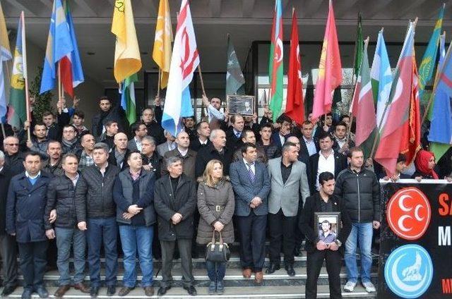 Tekirdağ’da Ülkücüler Fırat Çakıroğlu İçin Yürüdü