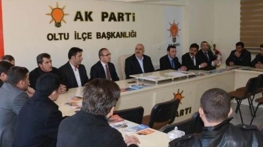 Hikmet Eren&rsquo;e İl&ccedil;e Teşkilatlarından Coşkulu Karşılama