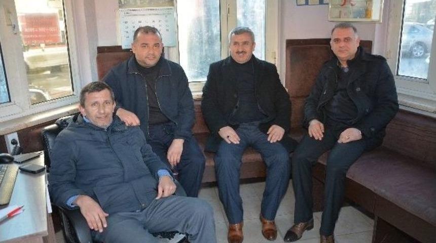 Başkan Baran Belde Taksi Durağını Ziyaret Etti