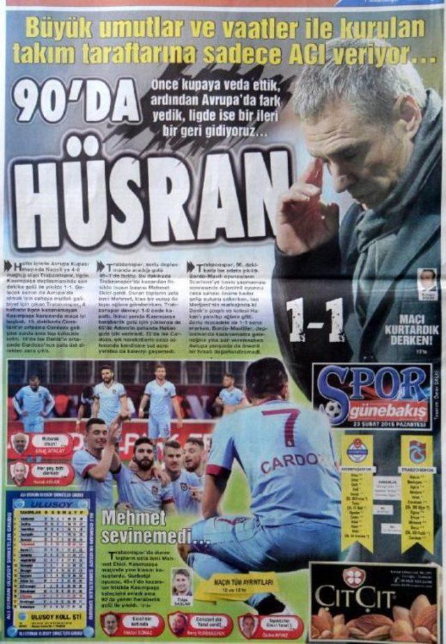 Trabzonspor 100 Milyon Euro Borca Girdi, Şubat Ayında 3 Kulvarda Havlu Attı