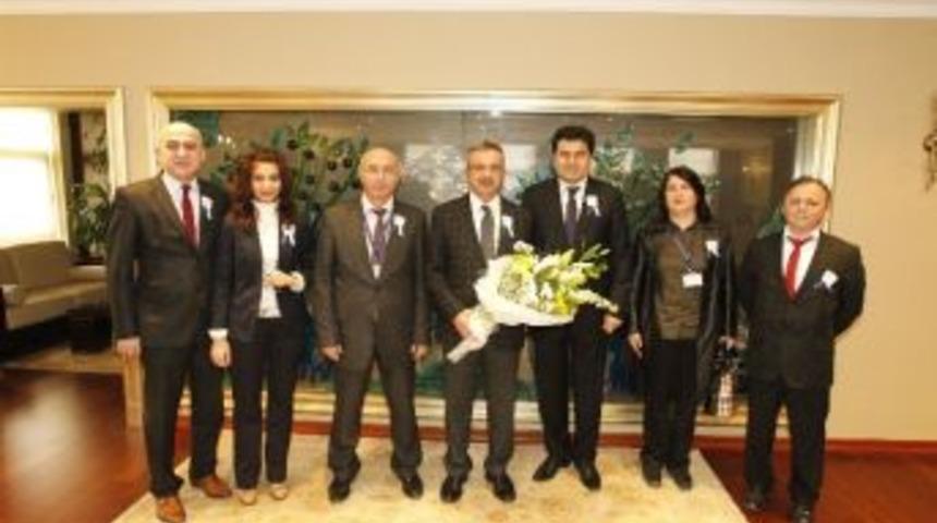 Başkan K&ouml;şker&rsquo;e Vergi Dairesi&rsquo;nden Konuklar