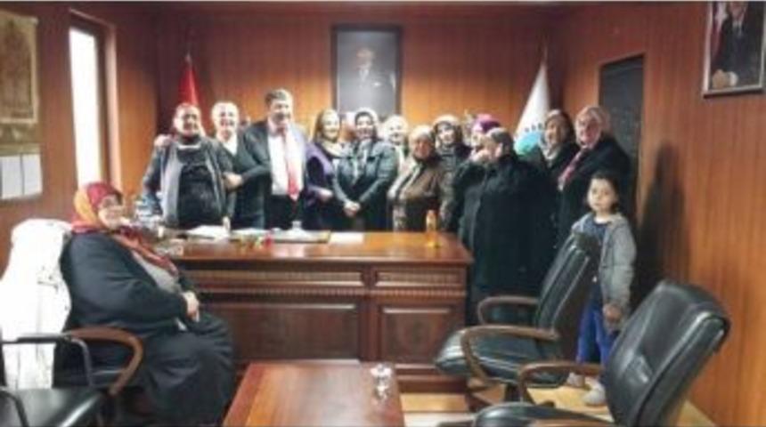 Bayanlardan Başkan Aydın&rsquo;a Ziyaret