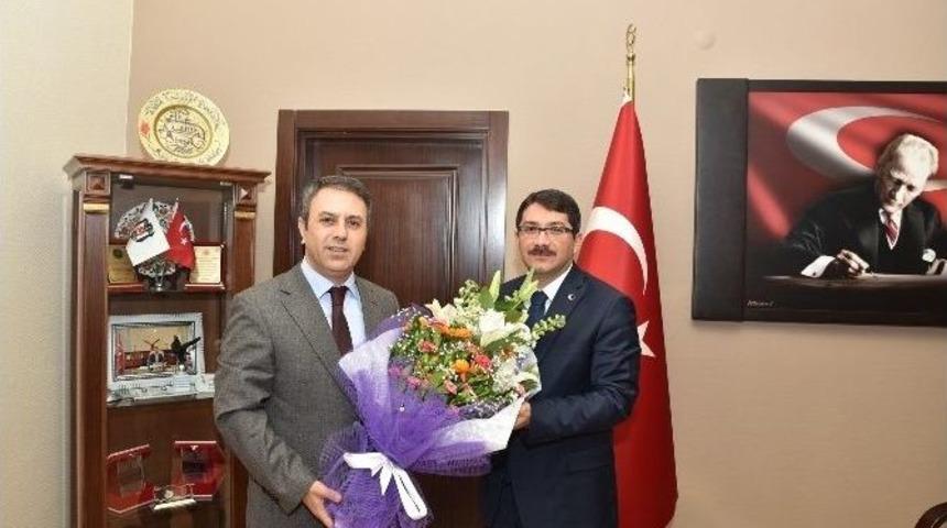 Başkan &Ccedil;elik&rsquo;ten Başsavcı Şimşek&rsquo;e Ziyaret