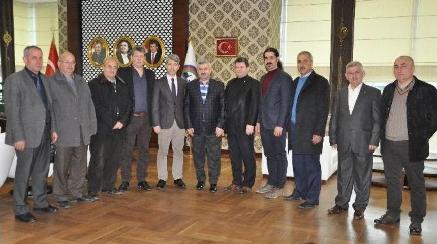 Balkan T&uuml;rkleri K&uuml;lt&uuml;r Ve Dayanışma Derneği Başkan Baran&rsquo;ı Ziyaret Etti