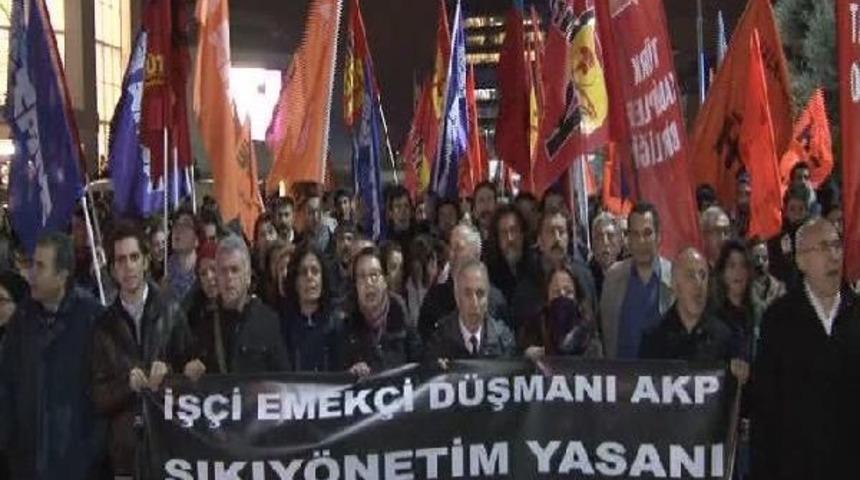 Kesk'ten İ&ccedil; G&uuml;venlik Paketi'ne Tepki Eylemi