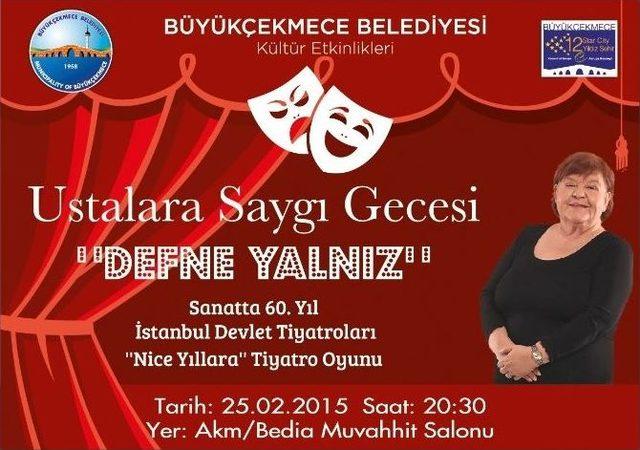 Defne Yalnız, 60’ıncı Yılını Büyükçekmece’de Kutluyor