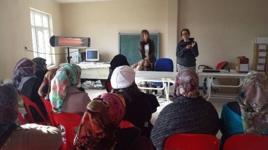 Malkaralı Kadınlara &Ccedil;ift&ccedil;ilik Eğitimi Verildi