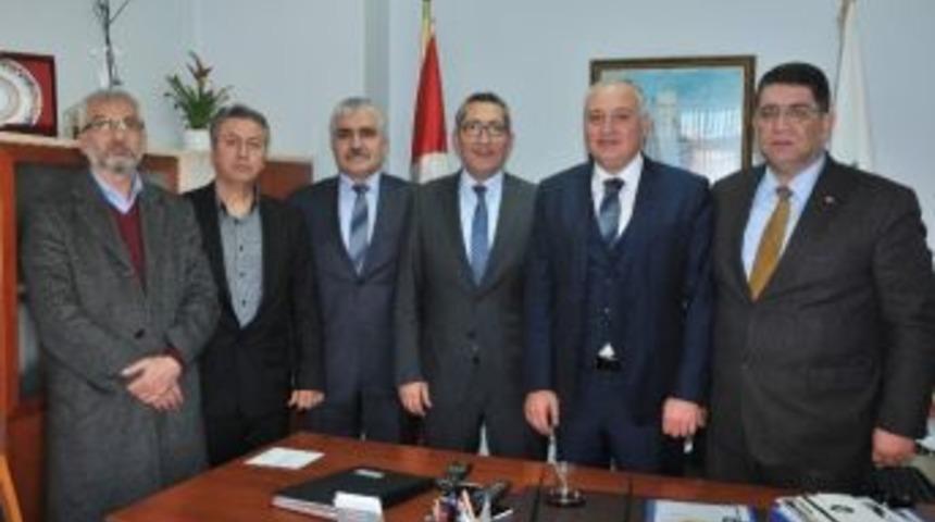 Aesob Başkanı Sevim&ccedil;ok, Trt Antalya M&uuml;d&uuml;r&uuml; Şahin&rsquo;i Ziyaret Etti