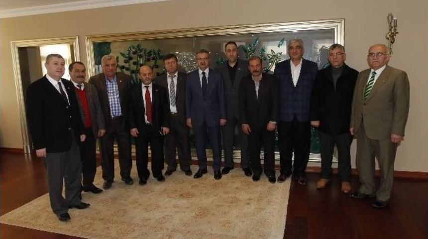 Muhtarlardan K&ouml;şker&rsquo;e Teşekk&uuml;r