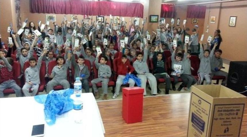 &Ouml;ğrencilere Geri D&ouml;n&uuml;ş&uuml;m Ve Atık Kontrol&uuml; Eğitimi