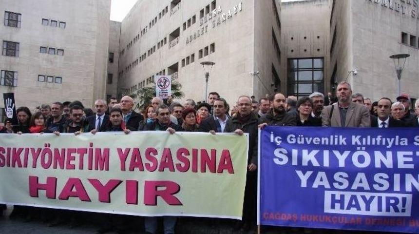Bursa&rsquo;da İ&ccedil; G&uuml;venlik Yasası Eylemi