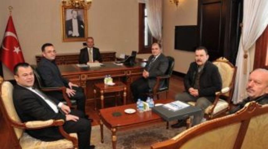 T&uuml;rkiye Otelciler Federasyonu Y&ouml;netim Kurulu &Uuml;yelerinden Vali G&uuml;ner&rsquo;e Ziyaret