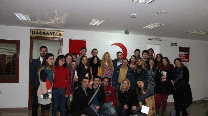 Erasmus Ve Gen&ccedil;lik Programı Kursiyerlerinden Kızılay&rsquo;a Ziyaret