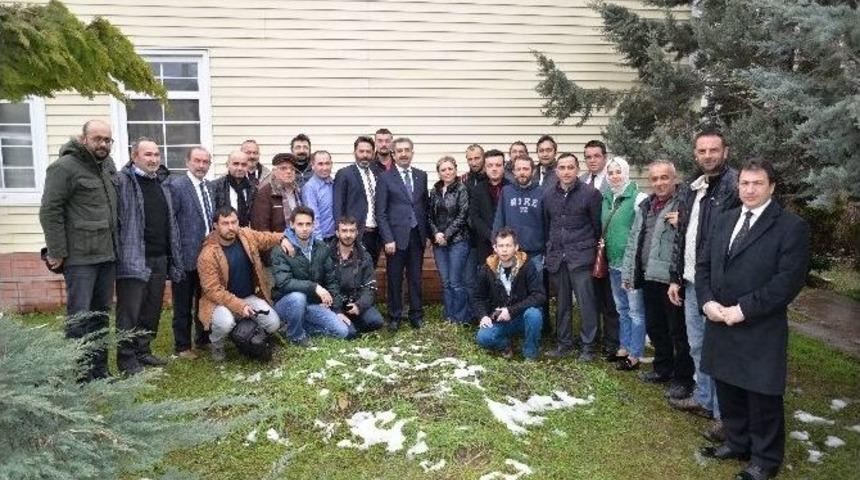 Bolu Valisi Gazetecilere Veda Etti