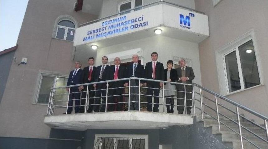 Vergi Dairesinden Erzurum Smmmo&rsquo;ya Ziyaret