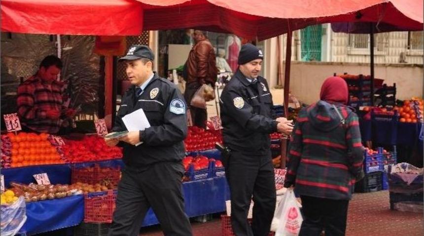 Lapseki&rsquo;de Pazar Esnafına Dolandırıcılara Karşı Uyarı