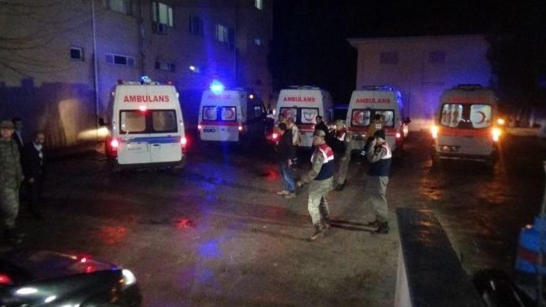 Şehitlerin Naaşları Ak&ccedil;adağ Devlet Hastanesi Morgunda