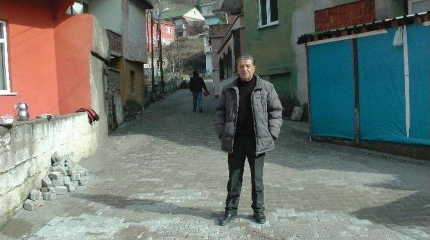 T&uuml;rkali K&ouml;y&uuml;nde Ara Yollara Parke Taşı D&ouml;şeme &Ccedil;alışmaları Başladı