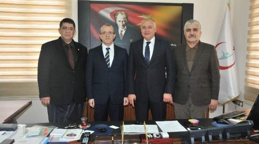 Sevim&ccedil;ok, İl Jandarma Komutanlığı Ve İl Sağlık M&uuml;d&uuml;rl&uuml;ğ&uuml;n&uuml; Ziyaret Etti