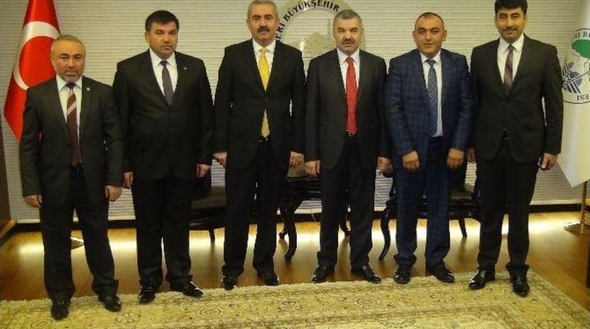 Hizmet-iş Sendikasından Başkan &Ccedil;elik&rsquo;e Hayırlı Olsun Ziyareti