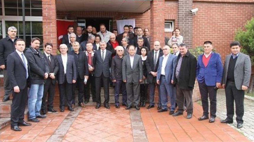 Başkan Şenol İş D&uuml;nyasıyla Buluştu