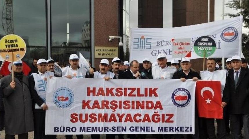 Maliye &Ccedil;alışanlarından Eylem