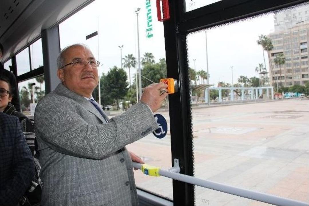 Mersin&rsquo;deki Belediye Otob&uuml;slerine &rsquo;&ouml;zgecan&rsquo; &Ouml;nlemi