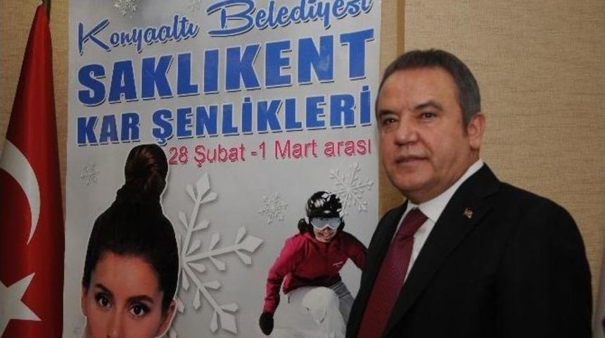 Konyaaltı Belediyesi 1. Saklıkent Kar Şenlikleri Başlıyor