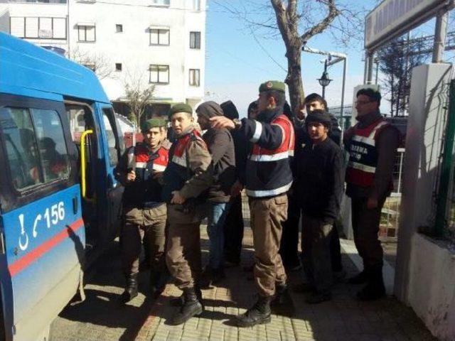 Tekirdağ’Da 23 Suriyeli Kaçak Işçi Yakalandı