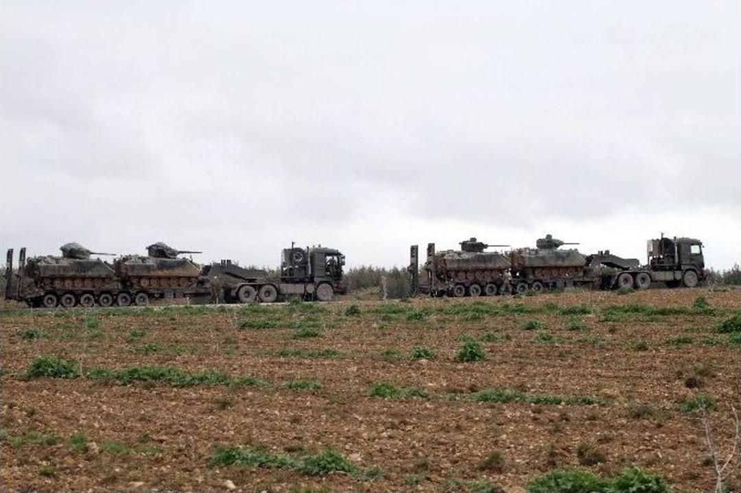 Şah Fırat Operasyonunda Kullanılan Tanklar Eşme&rsquo;ye Getirildi