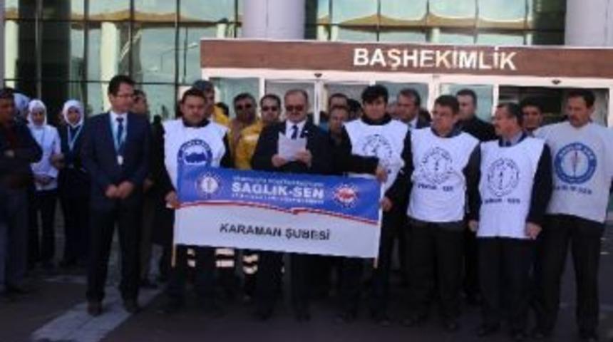 Karaman&rsquo;da Sağlık-sen&rsquo;den Basın A&ccedil;ıklaması