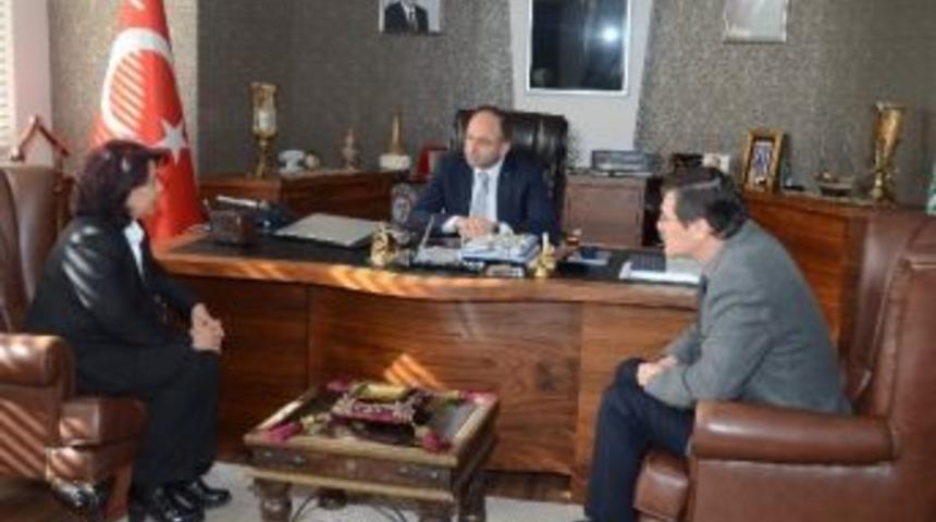 Yeni M&uuml;d&uuml;r Zor&rsquo;dan &Uuml;z&uuml;lmez&rsquo;e Nezaket Ziyareti