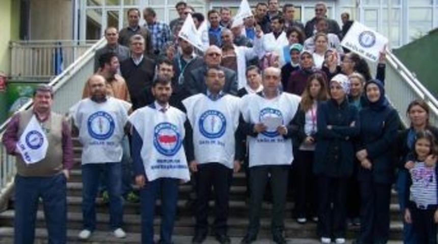 Beyşehir’de Sağlık Çalışanlarından Şiddete Tepki