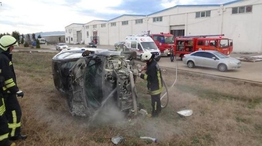 4 Takla Atan Ara&ccedil;tan Burnu Bile Kanamadan &Ccedil;ıktı