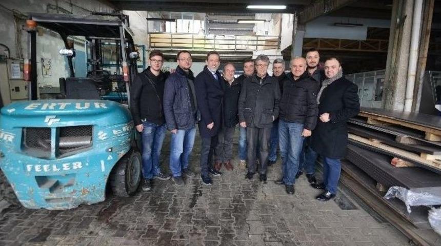 Btso Başkanı Burkay &Uuml;ye Ziyaretlerini S&uuml;rd&uuml;r&uuml;yor