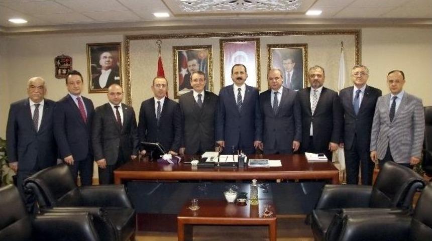 Samsun Tso&rsquo;dan Başkan G&ouml;ksel&rsquo;e Ziyaret