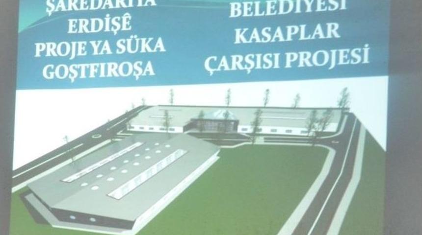 Erciş Belediyesi Kasaplar Ve Peynirciler &Ccedil;arşısı Yapıyor