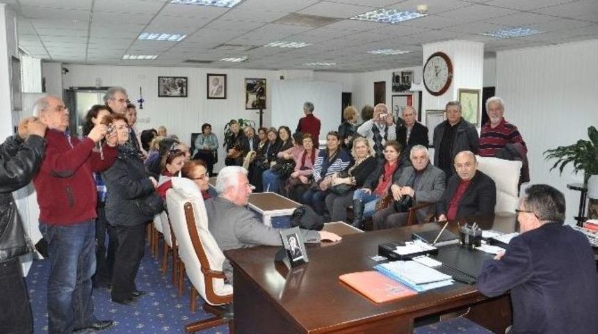 İzmir Eğit-der Ve Add’den Başkan Saka’ya Ziyaret