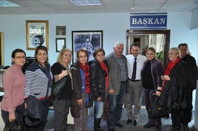 İzmir Eğit-der Ve Add’den Başkan Saka’ya Ziyaret