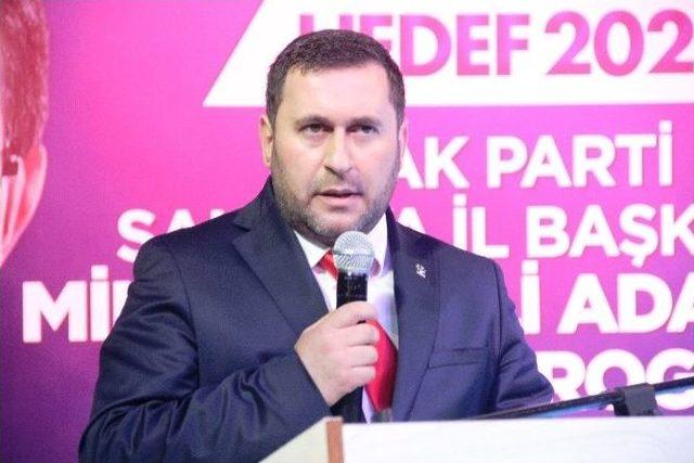 Ak Parti Milletvekili Aday Adayı Abdullah Mert, Aday Adayı Tanıtım Toplantısına Katıldı