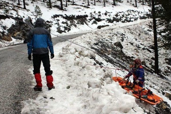 Umke Muğla Ekibinden Karda Tatbikat G4