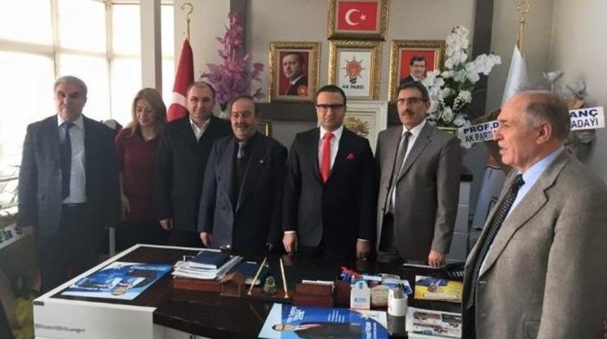 Ak Parti Van Milletvekili Aday Adayı Fidan, Ak Parti İpekyolu Ve Tuşba İl&ccedil;e Başkanlıklarını Ziyaret Etti