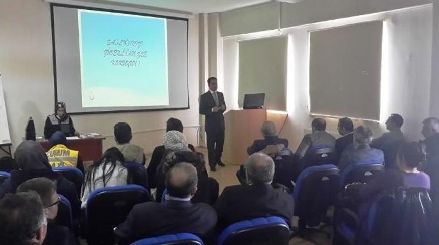 Erzurum İl Sağlık Müdürlüğü Ve 112 Çalışanları’na “iş Güvenliği Eğitimi” Verildi