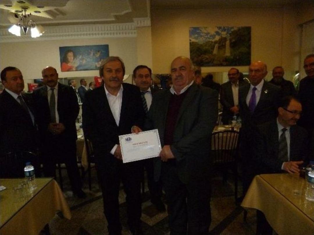 Osmaneli&rsquo;de 40 Yılını Dolduran M&uuml;kelleflere Onur Belgesi Verildi