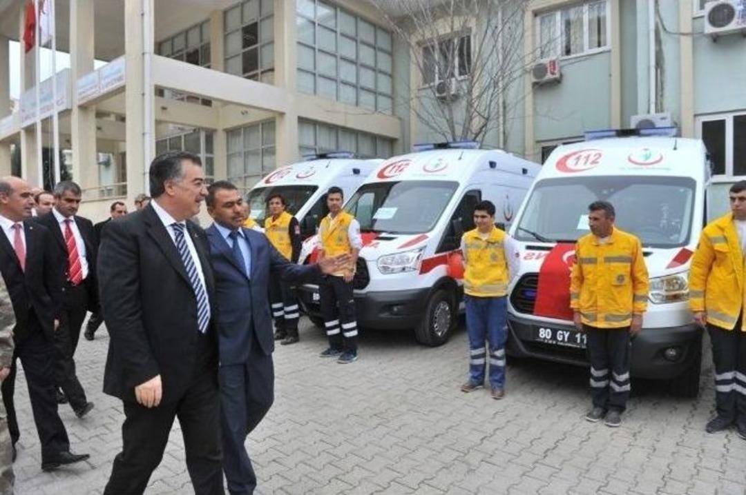 Osmaniye&rsquo;de 7 Acil Yardım Ambulansı Hizmete Girdi