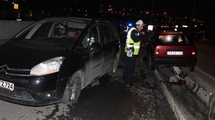 Direksiyon Başında Kalp Krizi Ge&ccedil;iren S&uuml;r&uuml;c&uuml; Kaza Yaptı